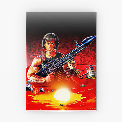 Rambo Movies Metal Poster-Combo