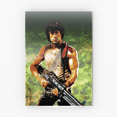 Rambo Movies Metal Poster-Combo