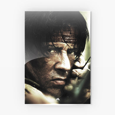 Rambo Movies Metal Poster-Combo