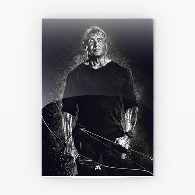 Rambo Movies Metal Poster-Combo