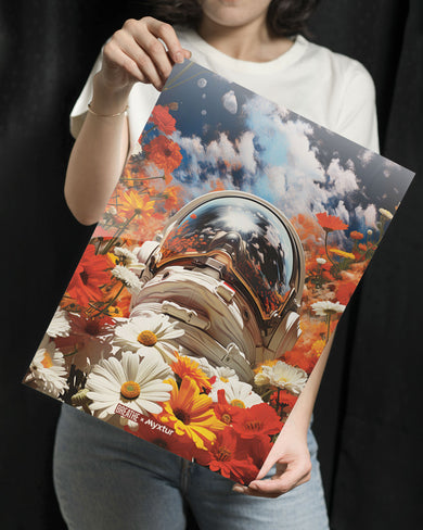 Astral Windflowers [BREATHE] Metal Poster