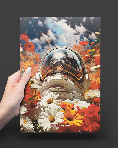 Astral Windflowers [BREATHE] Metal-Poster