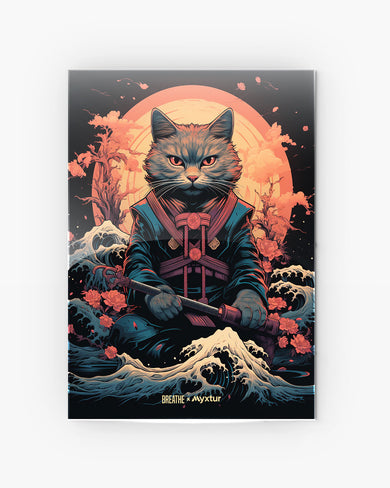 Katana Kitten [BREATHE] Metal-Poster