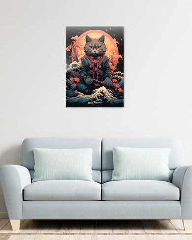 Katana Kitten [BREATHE] Metal-Poster