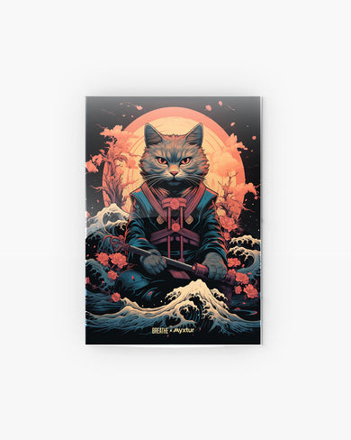 Katana Kitten [BREATHE] Metal-Poster