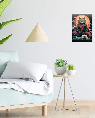 Katana Kitten [BREATHE] Metal-Poster