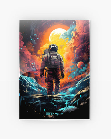 Technicolor Space Adventure [BREATHE] Metal-Poster