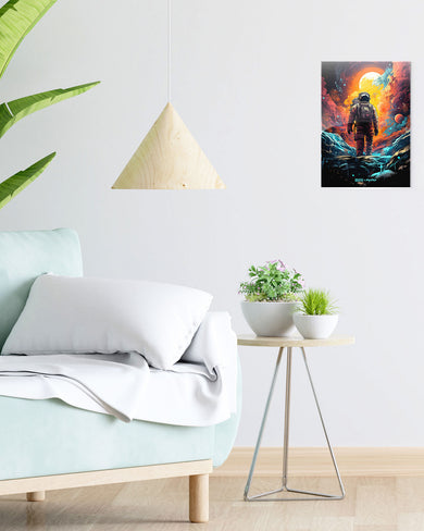 Technicolor Space Adventure [BREATHE] Metal-Poster