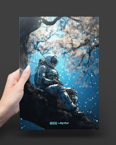 Tree of Cosmic Thought [BREATHE] Metal-Poster