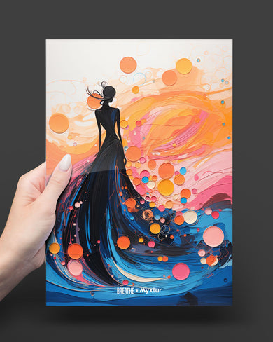 Bubbly Elegance [BREATHE] Metal-Poster