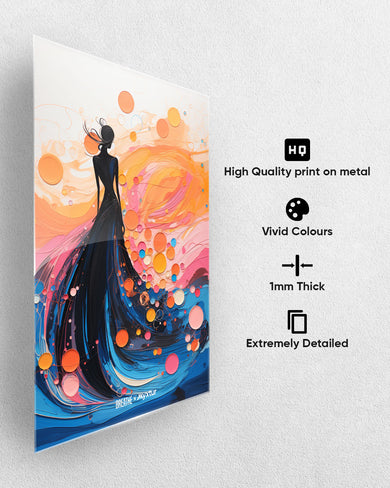 Bubbly Elegance [BREATHE] Metal-Poster