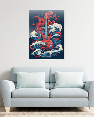 Seafaring Guitar Fantasy [BREATHE] Metal-Poster