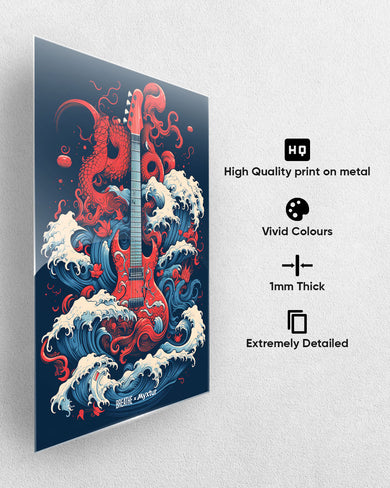 Seafaring Guitar Fantasy [BREATHE] Metal-Poster