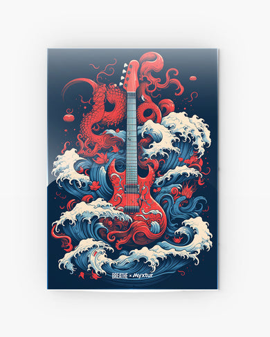 Seafaring Guitar Fantasy [BREATHE] Metal-Poster