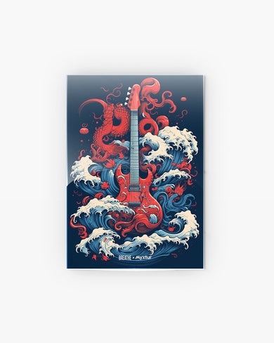 Seafaring Guitar Fantasy [BREATHE] Metal-Poster