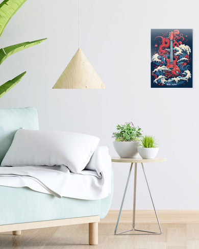 Seafaring Guitar Fantasy [BREATHE] Metal-Poster