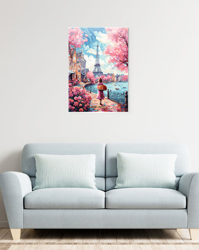 Pastel Paris Impressions [BREATHE] Metal-Poster