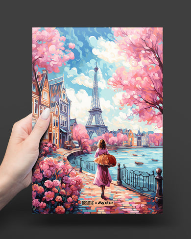 Pastel Paris Impressions [BREATHE] Metal-Poster