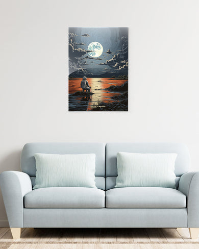 Lunar Reflections [BREATHE] Metal-Poster