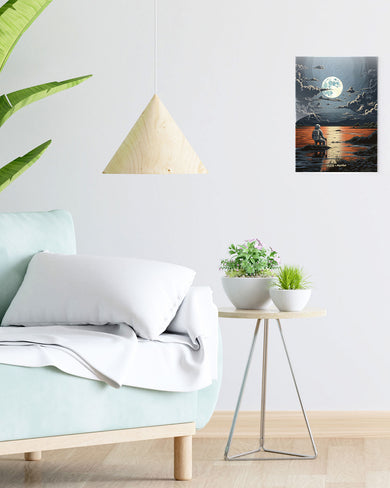 Lunar Reflections [BREATHE] Metal-Poster