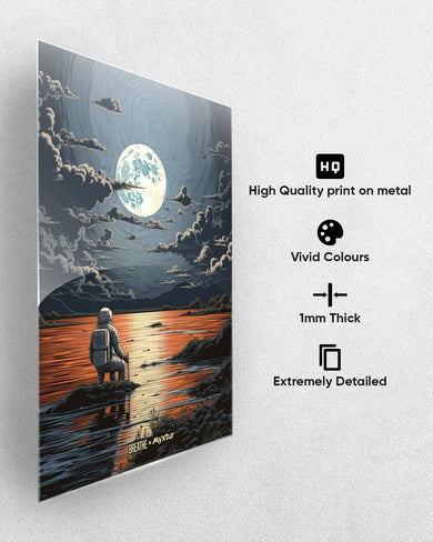 Lunar Reflections [BREATHE] Metal-Poster