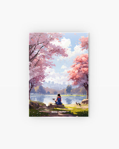 Tranquil Tales by the Stream [BREATHE] Metal-Poster