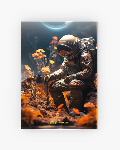 Space Garden Blossoms [BREATHE] Metal-Poster