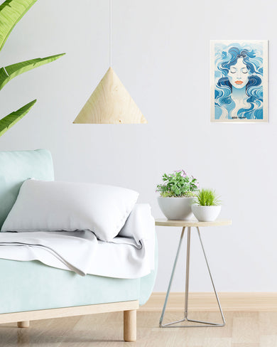 Elegance in Watercolor [BREATHE] Metal-Poster