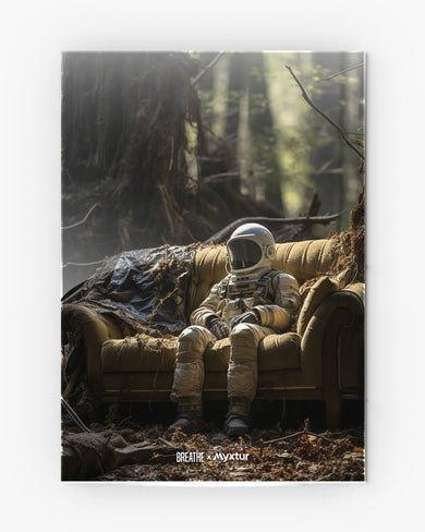 Space Couch Seclusion [BREATHE] Metal-Poster