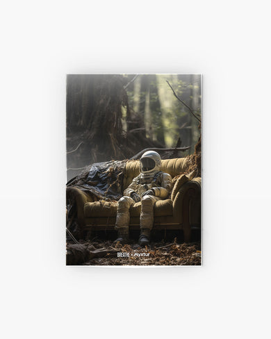 Space Couch Seclusion [BREATHE] Metal-Poster