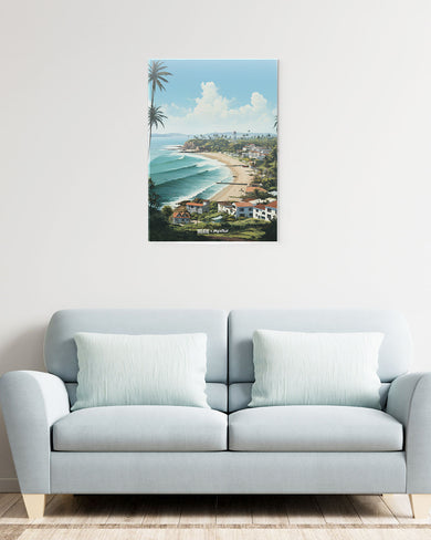 Goan Coastal Vista [BREATHE] Metal-Poster