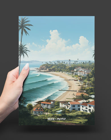 Goan Coastal Vista [BREATHE] Metal-Poster
