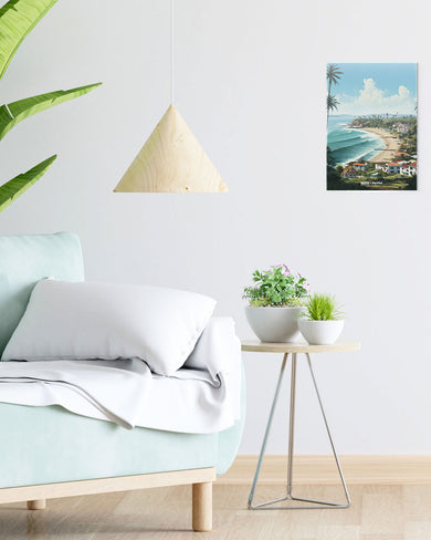 Goan Coastal Vista [BREATHE] Metal-Poster