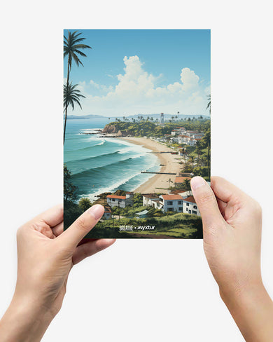 Goan Coastal Vista [BREATHE] Metal-Poster