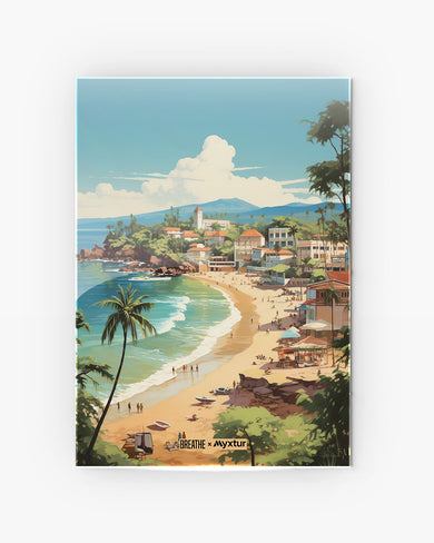 Coastal Bliss in Goa [BREATHE] Metal-Poster