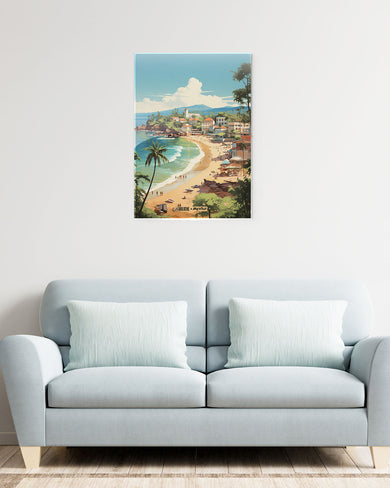 Coastal Bliss in Goa [BREATHE] Metal-Poster