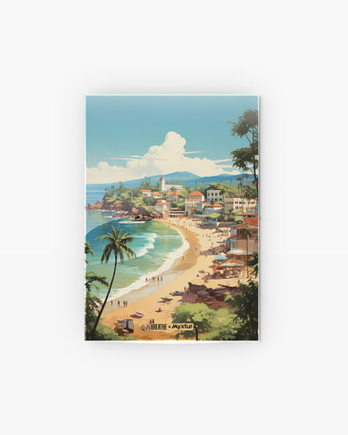 Coastal Bliss in Goa [BREATHE] Metal-Poster