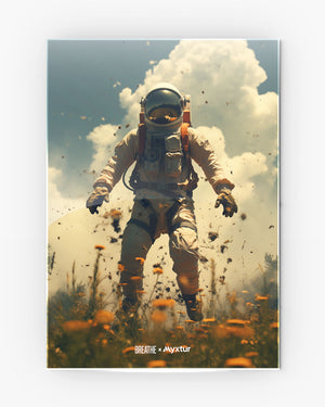 Space Leap [BREATHE] Metal Poster