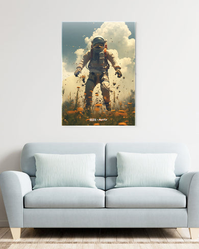 Space Leap [BREATHE] Metal-Poster