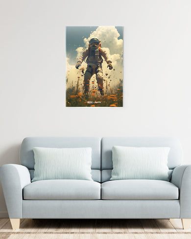 Space Leap [BREATHE] Metal-Poster