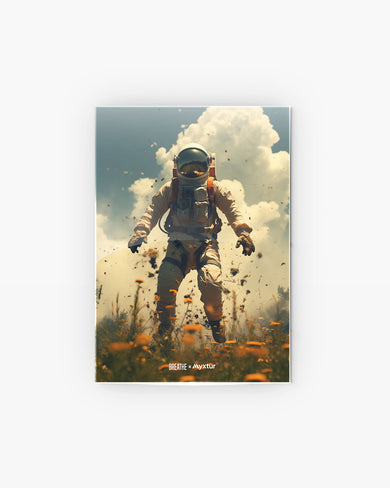 Space Leap [BREATHE] Metal-Poster