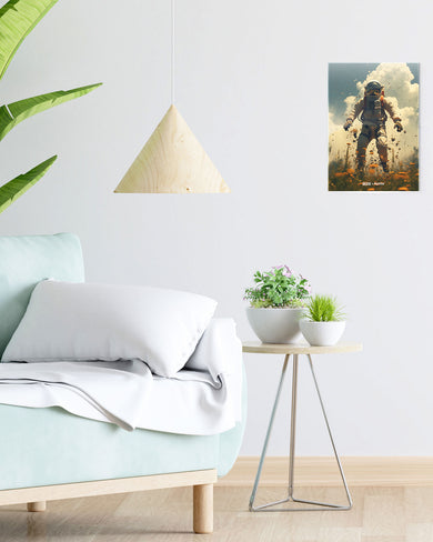 Space Leap [BREATHE] Metal-Poster