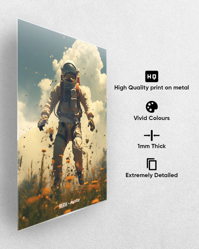 Space Leap [BREATHE] Metal-Poster