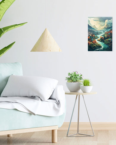 Alpine Mountain Charm [BREATHE] Metal-Poster