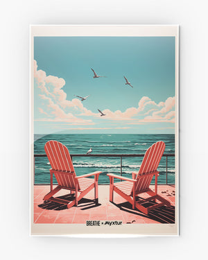 California Dreaming Chairs [BREATHE] Metal-Poster