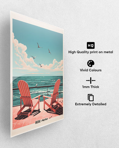 California Dreaming Chairs [BREATHE] Metal-Poster