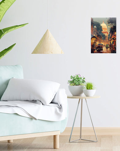 Historic Delhi Lanes [BREATHE] Metal-Poster