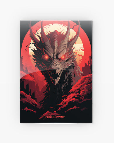 Nightmare Dragon [BREATHE] Metal Poster