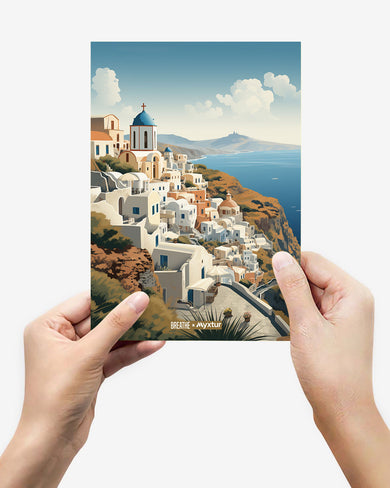 Santorini Splendour [BREATHE] Metal-Poster