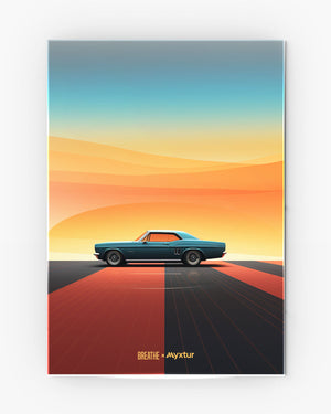 Muscle Masterpiece [BREATHE] Metal Poster